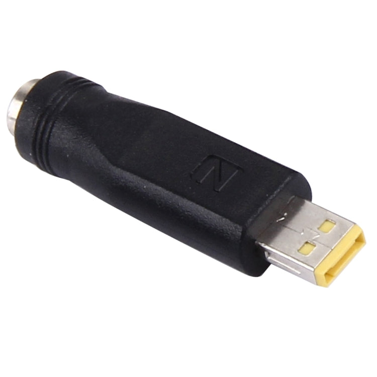 5,5x2,1 mm Buchse zu kleinem quadratischem (zweite Generation) Stecker Schnittstellen-Stromadapter für Lenovo Laptop Notebook, X1 Tablet 2017/2016