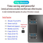 VEIKK A50 10x6 Zoll 5080 LPI Smart Touch Elektronisches Grafiktablett, mit Typ-C Schnittstelle, A50