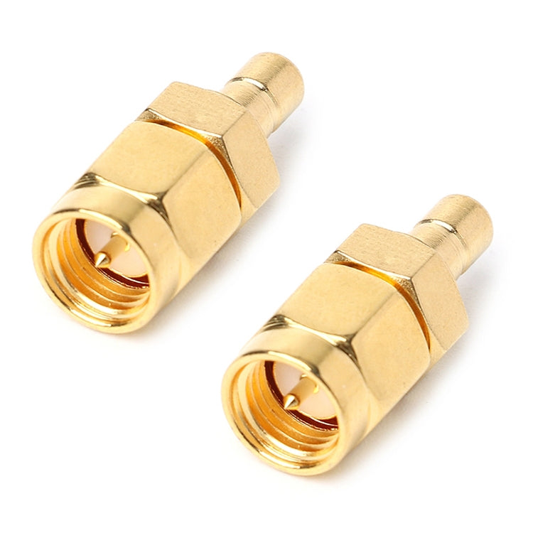 2 STK SMA Stecker zu SMA Stecker DAB Digital Radio Antennenverbinder, SMA Stecker zu Stecker
