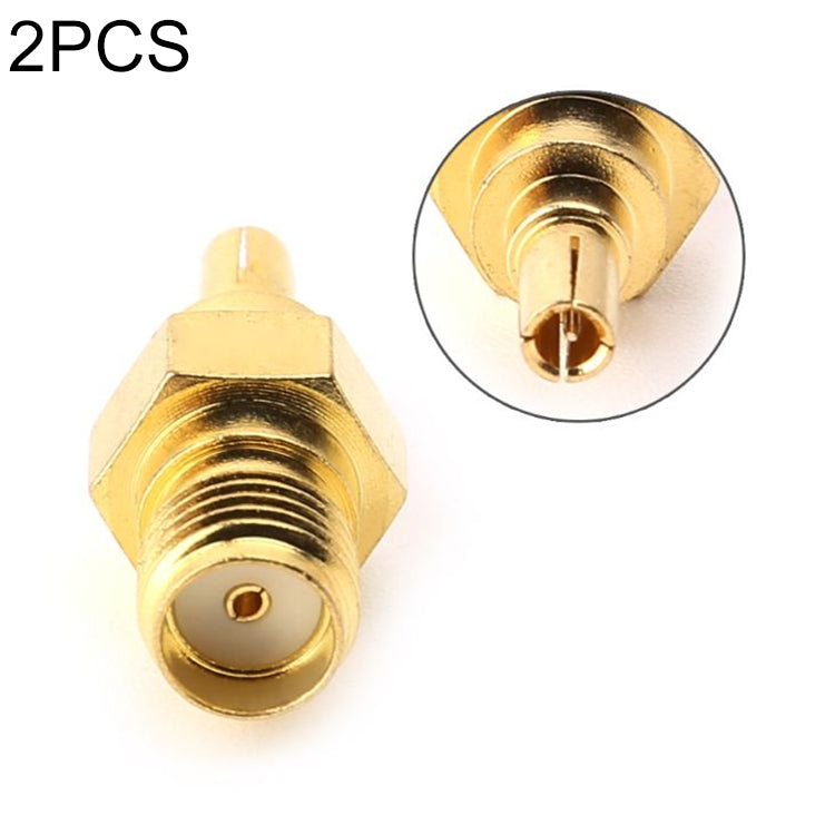 2 STK SMA Buchse zu CRC9 Stecker RF Koaxialverbinder, SMA Buchse zu CRC9 Stecker