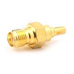 2 STK SMA Buchse zu CRC9 Stecker RF Koaxialverbinder, SMA Buchse zu CRC9 Stecker