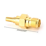 2 STK SMA Buchse zu CRC9 Stecker RF Koaxialverbinder, SMA Buchse zu CRC9 Stecker