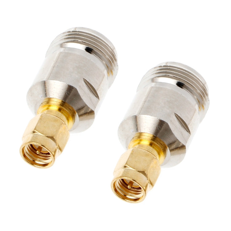 2 STK SMA Stecker zu N Buchse RF Koaxialverbinder, SMA Stecker zu N Buchse