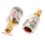 2 STK SMA Stecker zu N Buchse RF Koaxialverbinder, SMA Stecker zu N Buchse