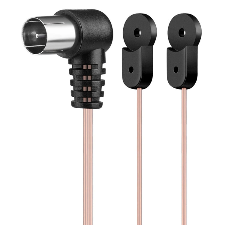 2m FM Dipolantenne Buchse Stecker Anschluss Stereo Audio Radio Empfänger, FM Dipolantenne