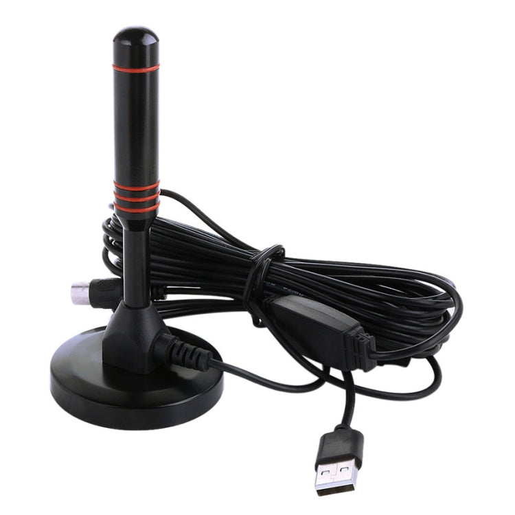 22dBi Hochleistungs TV Antenne für DVB-T Fernsehen / USB TV Tuner mit Verstärker Tragbarer HDTV Verstärker, 22dBi DVB-T / USB