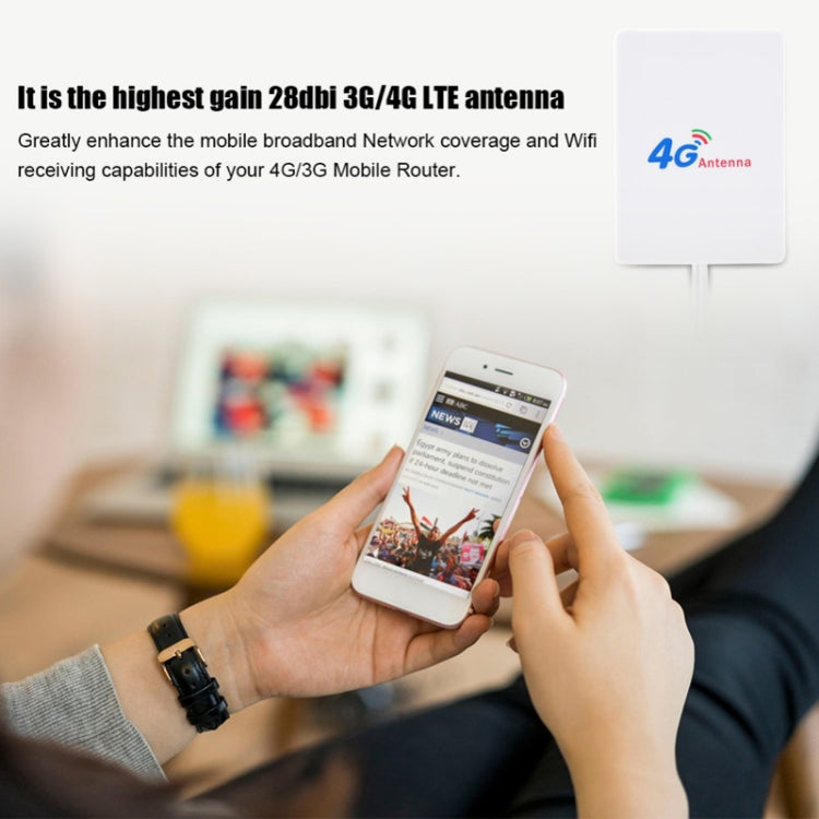 28dBi 4G Antenne mit TS9 Stecker für 4G LTE FDD/TDD Router, TS9 Stecker