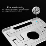 COOLCOLD U2S Tragbarer, klappbarer, hohler Doppel-Dreieck-Höhenverstellbarer Halter aus Aluminiumlegierung für Laptop, COOLCOLD U2S