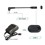 USB-C / Type-C zu 4,0 x 1,35 mm Netzadapter Ladekabel, 4,0 x 1,35 mm