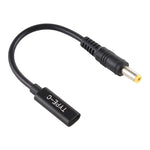 DP USB-C / Typ-C zu 5.5 x 2.5mm Stromadapter-Ladekabel, 5.5 x 2.5mm