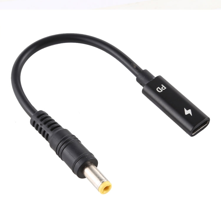 DP USB-C / Typ-C zu 5.5 x 2.5mm Stromadapter-Ladekabel, 5.5 x 2.5mm