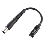 DP USB-C / Typ-C zu 7.4 x 0.6mm Stromadapter-Ladekabel für Dell, Typ-C zu 7.4 x 0.6mm