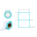 80mm x 40mm 800 Blatt Selbstklebendes Thermisches Barcode-Etikettenpapier, 80mm x 40mm 800 Blatt