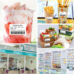 80mm x 40mm 800 Blatt Selbstklebendes Thermisches Barcode-Etikettenpapier, 80mm x 40mm 800 Blatt