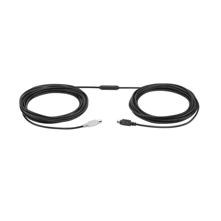 Logitech CC3500 Connect Lautsprecher-Mikrofon-HUB-Kamera-DIN-Port-Verlängerungskabel, Kabellänge: 10 m, 10 m