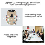 Logitech CC3500 Connect Lautsprecher-Mikrofon-HUB-Kamera-DIN-Port-Verlängerungskabel, Kabellänge: 10 m, 10 m
