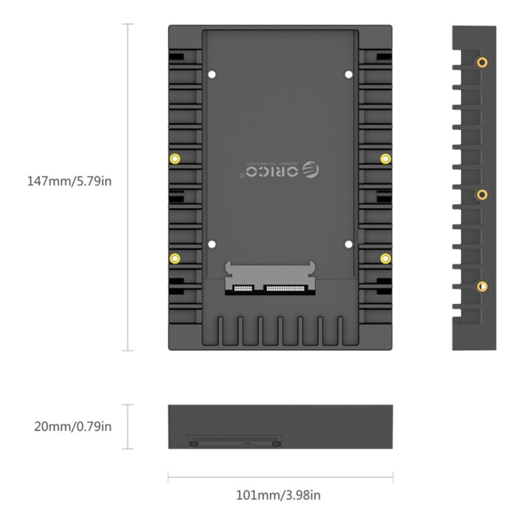 ORICO 1125SS SATA 3.0 Schnellübertragung 2,5 zu 3,5 Zoll Festplattengehäuse / Konverter