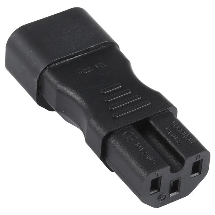 C13 zu C15 Rillen AC Stromstecker Adapter Konverter Steckdose, C13 zu C15 Rillen