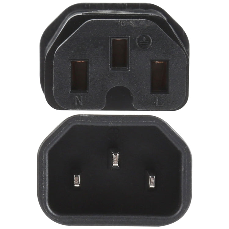 C13 zu C15 Rillen AC Stromstecker Adapter Konverter Steckdose, C13 zu C15 Rillen