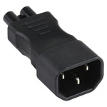 C5 zu C14 AC Stromstecker Adapter Konverter Steckdose, C5 zu C14