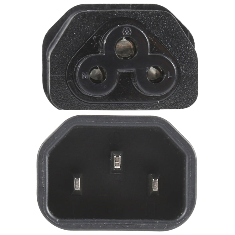 C5 zu C14 AC Stromstecker Adapter Konverter Steckdose, C5 zu C14