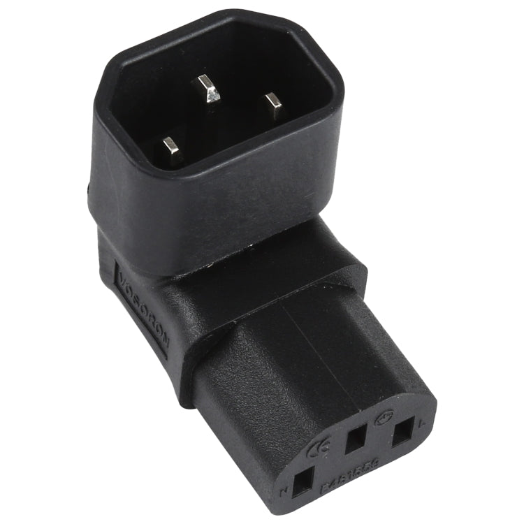 C13 zu C14 Winkel (oben) AC Stromstecker Adapter Konverter Steckdose, C13 zu C14 Winkel oben