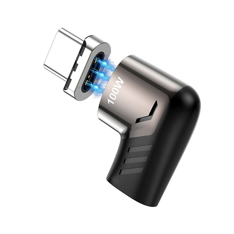 X20 120W PD USB-C / Typ-C Buchse auf USB-C / Typ-C Winkel Magnetladeadapter