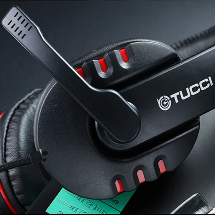 TUCCI X6 Super Bass Stereo PC Gaming Headset mit Mikrofon, X6