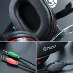 TUCCI X6 Super Bass Stereo PC Gaming Headset mit Mikrofon, X6