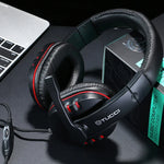 TUCCI X6 Super Bass Stereo PC Gaming Headset mit Mikrofon, X6