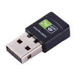 AC600Mbps 2,4GHz & 5GHz Dual-Band USB 2.0 WLAN Adapter Externe Netzwerkkarte, AC600Mbps