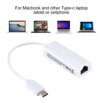 KY-RTL8152B USB-C / Typ-C 10 / 100 Mbps Ethernet Adapter Netzwerkkarte, USB Typ-C 100Mbps