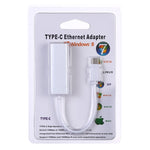 KY-RTL8152B USB-C / Typ-C 10 / 100 Mbps Ethernet Adapter Netzwerkkarte, USB Typ-C 100Mbps