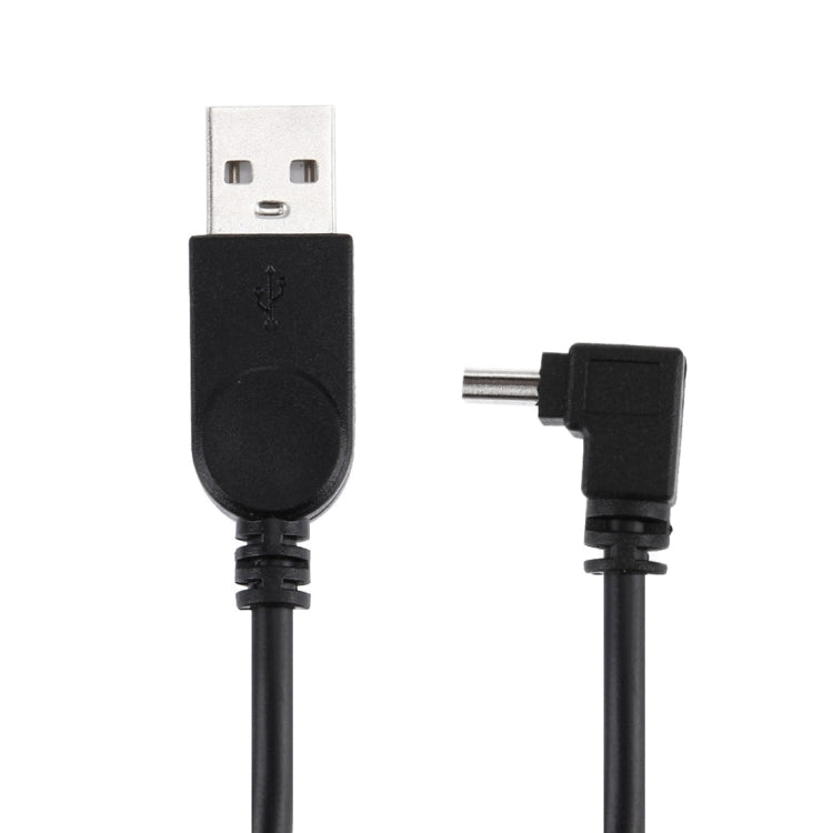 90-Grad-Winkel Ellenbogen Mini-USB zu USB Daten- / Ladekabel, Länge: 28cm, Ellenbogen Winkel Mini-USB