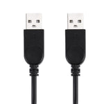2 in 1 USB 2.0 Stecker zu 2 Dual USB Stecker Kabel für Computer / Laptop, Länge: 50cm, USB 2.0 AM zu 2 USB 2.0 AM