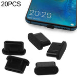 20 Stück Silikon-Staubschutzstopfen für USB-C / Typ-C Anschluss