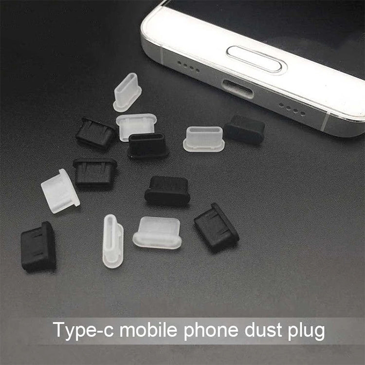 20 Stück Silikon-Staubschutzstopfen für USB-C / Typ-C Anschluss