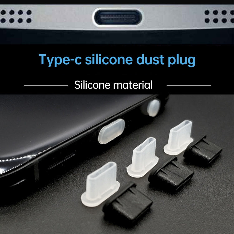 20 Stück Silikon-Staubschutzstopfen für USB-C / Typ-C Anschluss