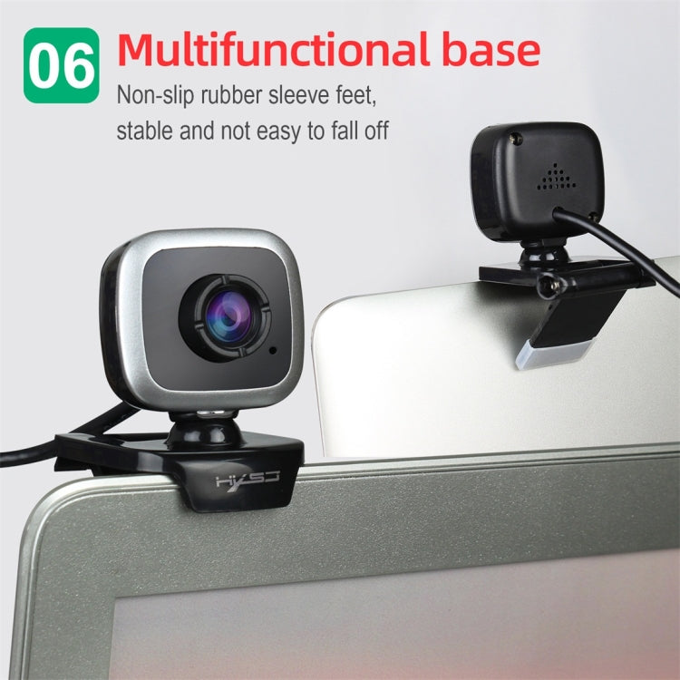 HXSJ A849 480P verstellbare 360-Grad HD Video Webcam PC-Kamera mit Mikrofon