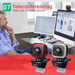 HXSJ A849 480P verstellbare 360-Grad HD Video Webcam PC-Kamera mit Mikrofon