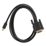 Mini DP zu VGA Konverterkabel, Kabellänge: 1,8m, Mini DP zu VGA