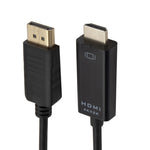 4K x 2K DP-zu-HDMI Konverterkabel, Kabellänge: 1,8m, 4K x 2K DP-zu-HDMI Schwarz, 4K x 2K DP-zu-HDMI Weiß