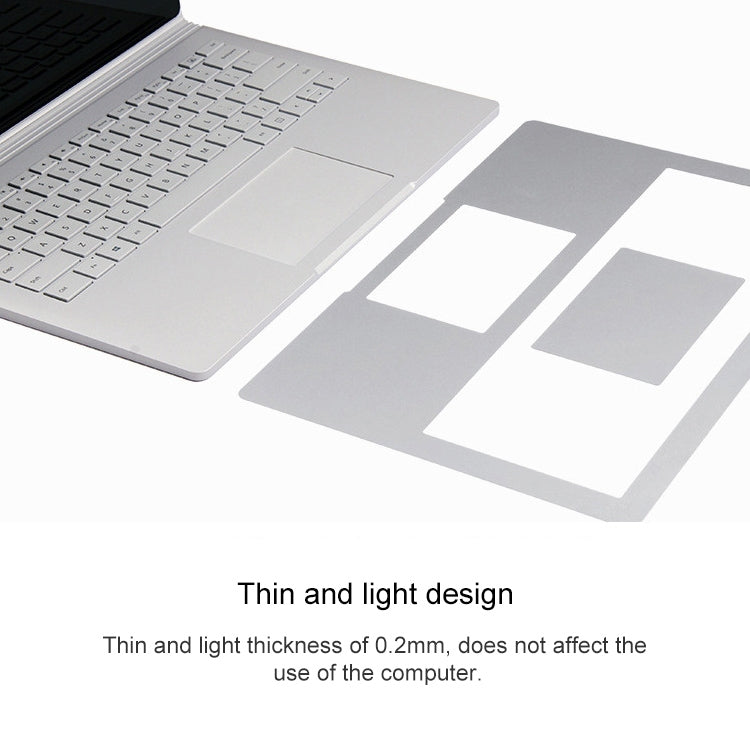 4-in-1 Notebook-Hüllen-Schutzfolien-Aufkleber-Set für Microsoft Surface Book 13,5 Zoll, Für Surface Book 13,5 Zoll