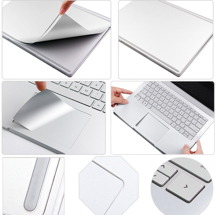 4-in-1 Notebook-Hüllen-Schutzfolien-Aufkleber-Set für Microsoft Surface Book 13,5 Zoll, Für Surface Book 13,5 Zoll