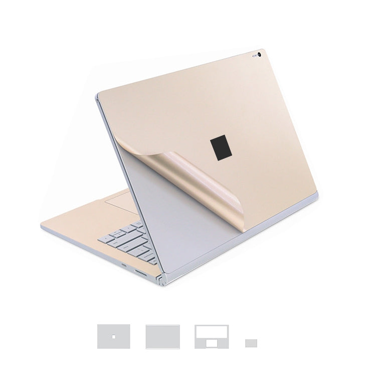 4-in-1 Notebook-Hüllen-Schutzfolien-Aufkleber-Set für Microsoft Surface Book 13,5 Zoll, Für Surface Book 13,5 Zoll