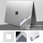 4-in-1 Notebook-Hüllen-Schutzfolien-Aufkleber-Set für Microsoft Surface Laptop 3 15 Zoll, Für Surface Laptop 3 15 Zoll