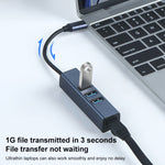 RDS 6307-4 USB-C / Typ-C zu USB3.0 + Dreifach USB2.0 4-in-1 HUB Adapter, 6307-4
