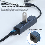 RDS 6307-4 USB-C / Typ-C zu USB3.0 + Dreifach USB2.0 4-in-1 HUB Adapter, 6307-4