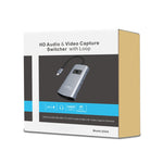 Z54A HDMI-Ausgang + 2 x HDMI-Eingang + Mikrofon + Audio-zu-Typ-C-Videoaufzeichnungsumschalter mit Loop, Z54A