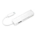4 in 1 MS + SD + TF + USB2.0 Multifunktions-Kartenleser für Typ-C Geräte, Typ-C